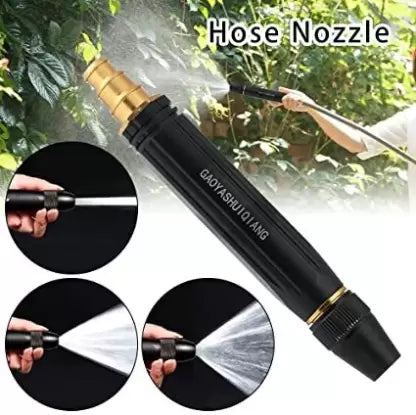 High Pressure Water Spray Nozzle for Garden, Car Wash & Cleaning
