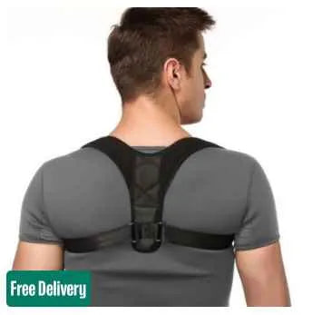 Adjustable Posture Corrector Back Support Belt for Men & Women
