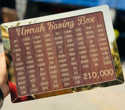 Umrah Saving Box with Scratch-Off Challenge | Money Saving Box