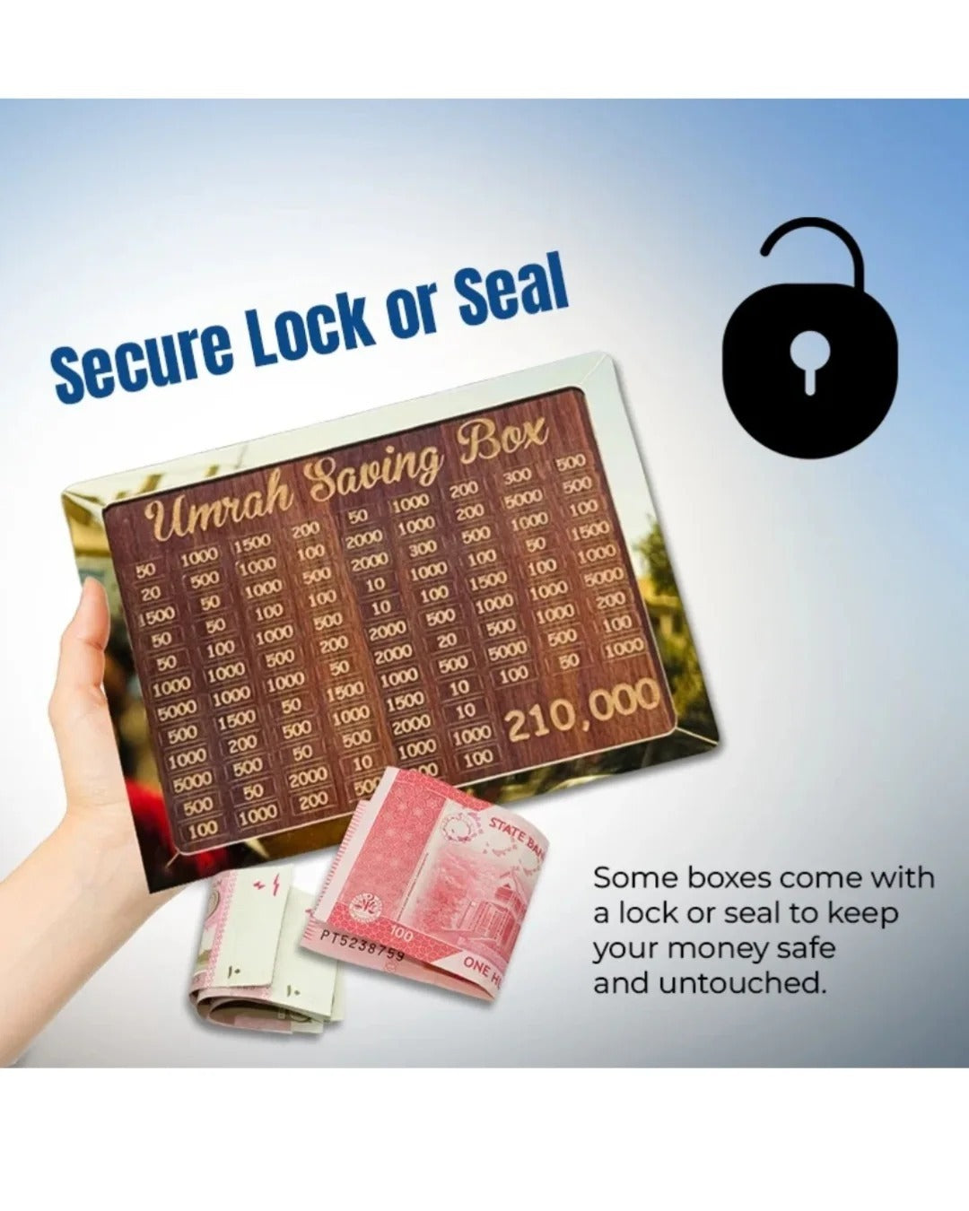 Umrah Saving Box with Scratch-Off Challenge | Money Saving Box