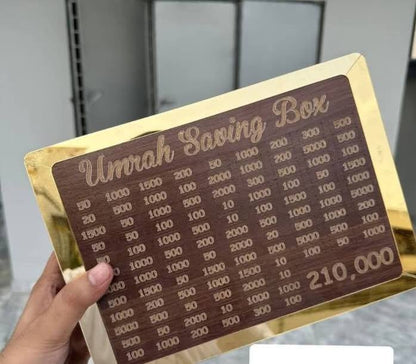 Umrah Saving Box with Scratch-Off Challenge | Money Saving Box