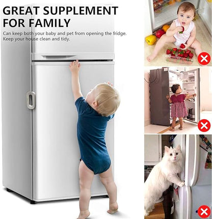 Child Safety Refrigerator Lock | Adhesive Fridge Door Lock for Kids