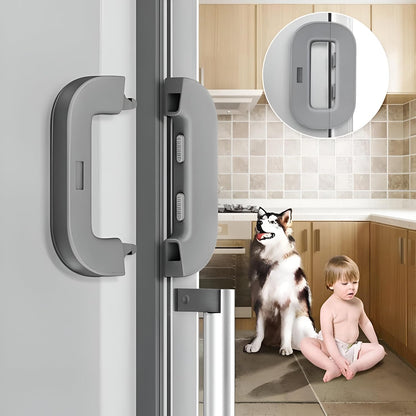 Child Safety Refrigerator Lock | Adhesive Fridge Door Lock for Kids