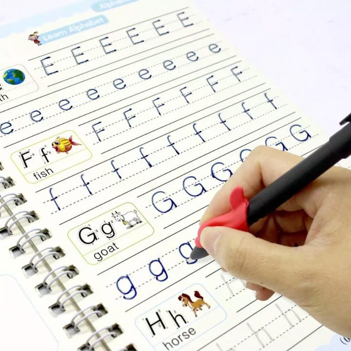 Sank Magic Practice Copybook for Kids with Magic Pen & Refillable Ink