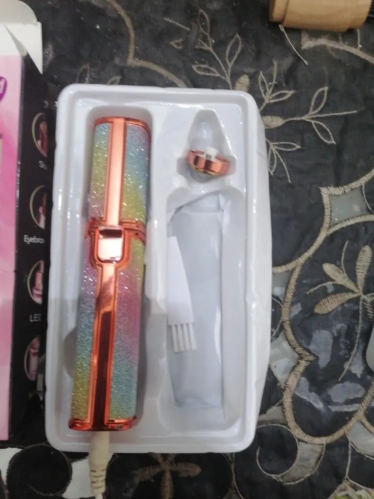 USB Rechargeable Electric Eyebrow & Facial Hair Trimmer for Women