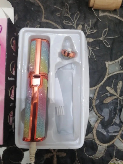 USB Rechargeable Electric Eyebrow & Facial Hair Trimmer for Women