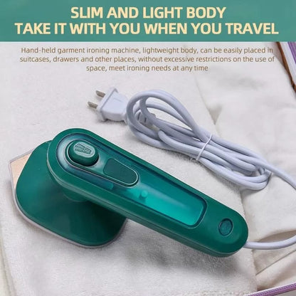 Portable Handheld Steam Iron with Water Spray – Dry & Wet Travel Garment Iron