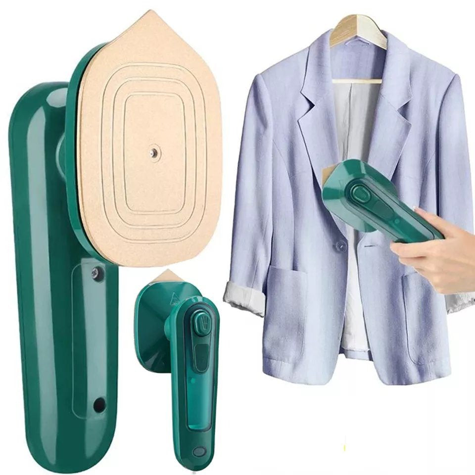 Portable Handheld Steam Iron with Water Spray – Dry & Wet Travel Garment Iron